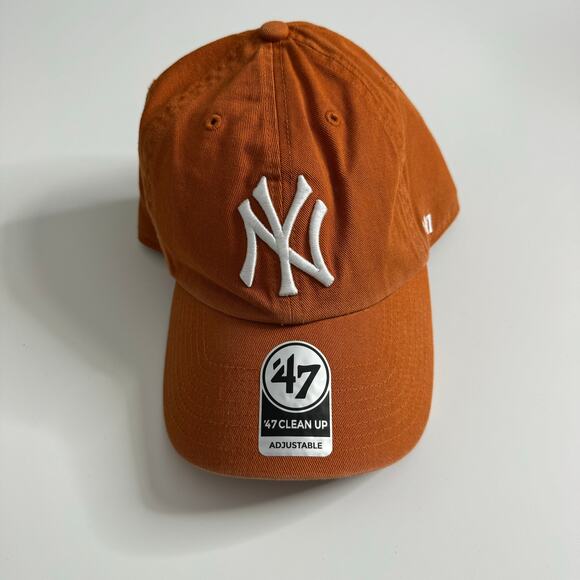 NWT URBAN OUTFITTERS '47 New York Yankees MLB Classic Baseball Hat Rust - Picture 2 of 4